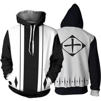 Bleach Anime 3D Print Cosplay Hoodie Harajuku Y2K tracksuit pullover long sleeve men women