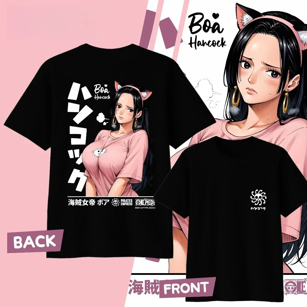 Boa Hancock One Piece Printed Cotton T-Shirt | Lightweight Tee