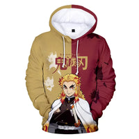 A trendy 3D Anime Hoodie featuring a funny graphic print, designed as an oversized hip-hop pullover for men and women.