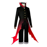 Dandadan Okarun Cosplay Costume Wig Suit Ken Takakura black collar uniform curly hair Halloween