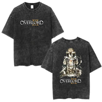 Albedo Overlord Vintage Washed T-Shirt Anime Graphic Tee