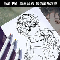 Chainsaw Man Anime Colouring Book multiple pages fan-drawn anime outline sketches colouring
