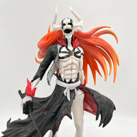 A detailed 32cm Bleach Anime Figure GK model featuring Kurosaki Ichigo in battle pose, available with Ulquiorra Cifer and Toshiro Hitsugaya variants.