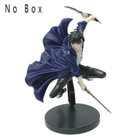 A highly detailed Sung Jin Woo Figure, showcasing the Solo Leveling Shadow Monarch in a dynamic anime action pose for desktop decoration.
