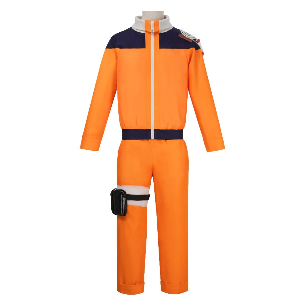 Naruto Uzumaki Orange Cosplay Costume | Genin Outfit