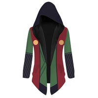 Naruto Uzumaki Cosplay Hooded Cardigan Trench Coat full length spring autumn anime casual jacket