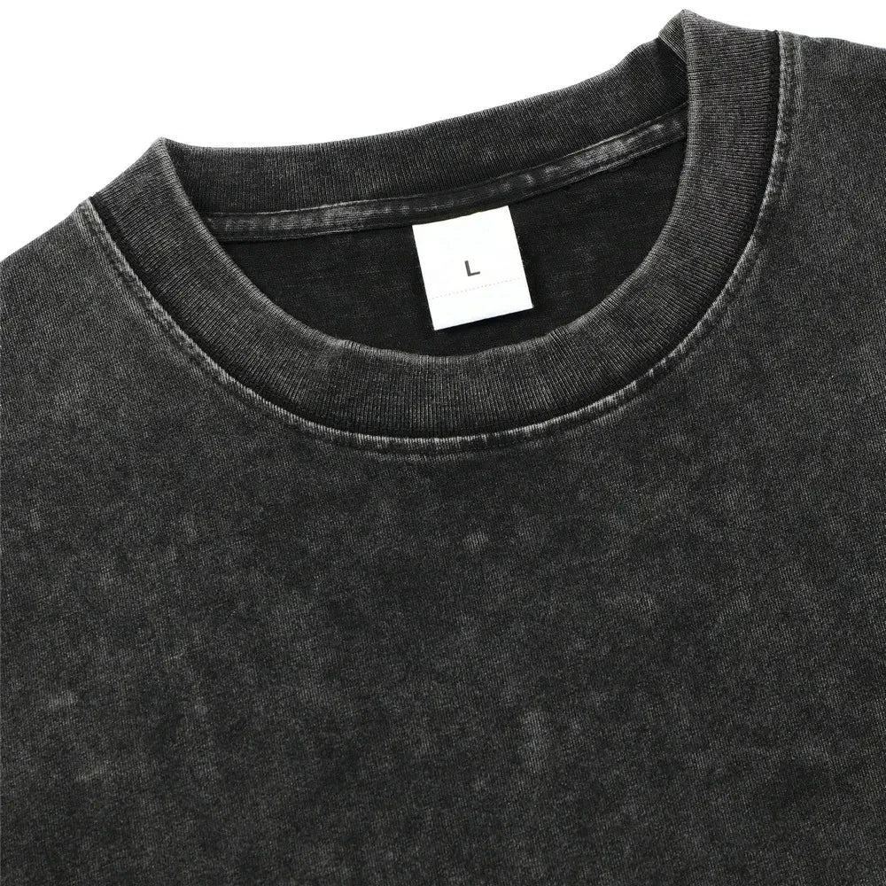 Asta Black Clover Washed Cotton T-Shirt Oversized Anime Tee