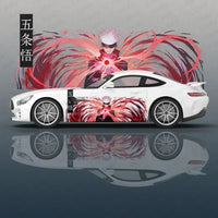 Jujutsu Kaisen Anime Car Decal Vinyl Sticker flower SUV side graphics universal vehicle body