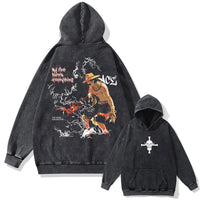 One Piece Vintage Washed Oversized Hoodie | Cotton Streetwear