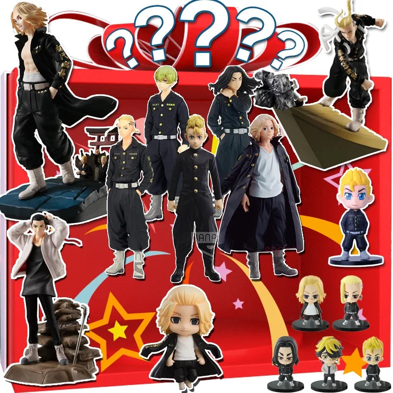 Anime Figure Mystery Blind Box sealed anime gift box Dragon Ball One Piece Demon Slayer PVC toy