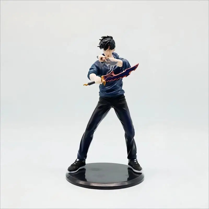 A detailed Solo Leveling Beru Figure made of PVC, featuring the Shadow Ant King in a dynamic battle pose for home decoration.