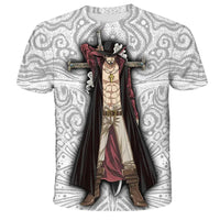 A fashion kid's One Piece Luffy T Shirt, a summer short sleeve top for boys.