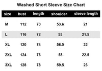 Acid Washed TShirt Streetwear Oversized Anime Graphic Tee