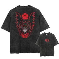 Asta Black Clover Manga Streetwear T-Shirt featuring a graphic design on a washed cotton oversized tee.