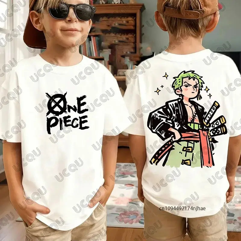 One Piece Anime Luffy T-Shirt Kids Adult Cosplay Infinite Visibility birthday gift anime fan