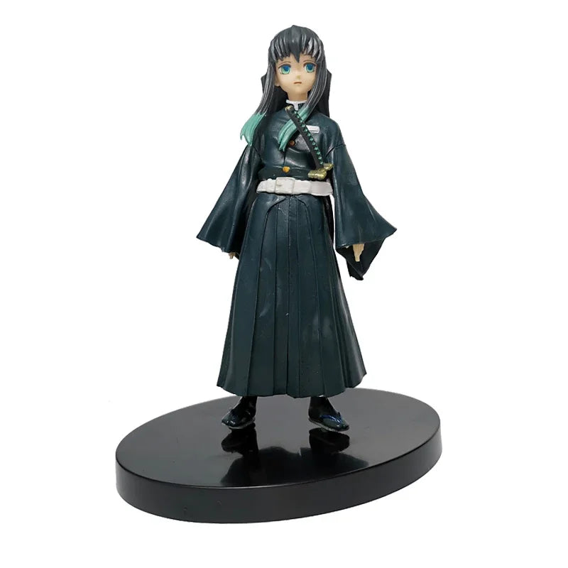 High-quality Demon Slayer Figures featuring Tanjiro Kamado, Nezuko, Zenitsu, and Inosuke in dynamic action poses for anime collection.