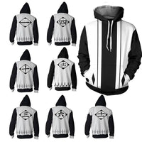 Bleach Anime 3D Print Cosplay Hoodie Harajuku Y2K tracksuit pullover long sleeve men women