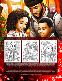 Soulful Christmas Coloring Book: An Afro-American Family Coloring Adventure