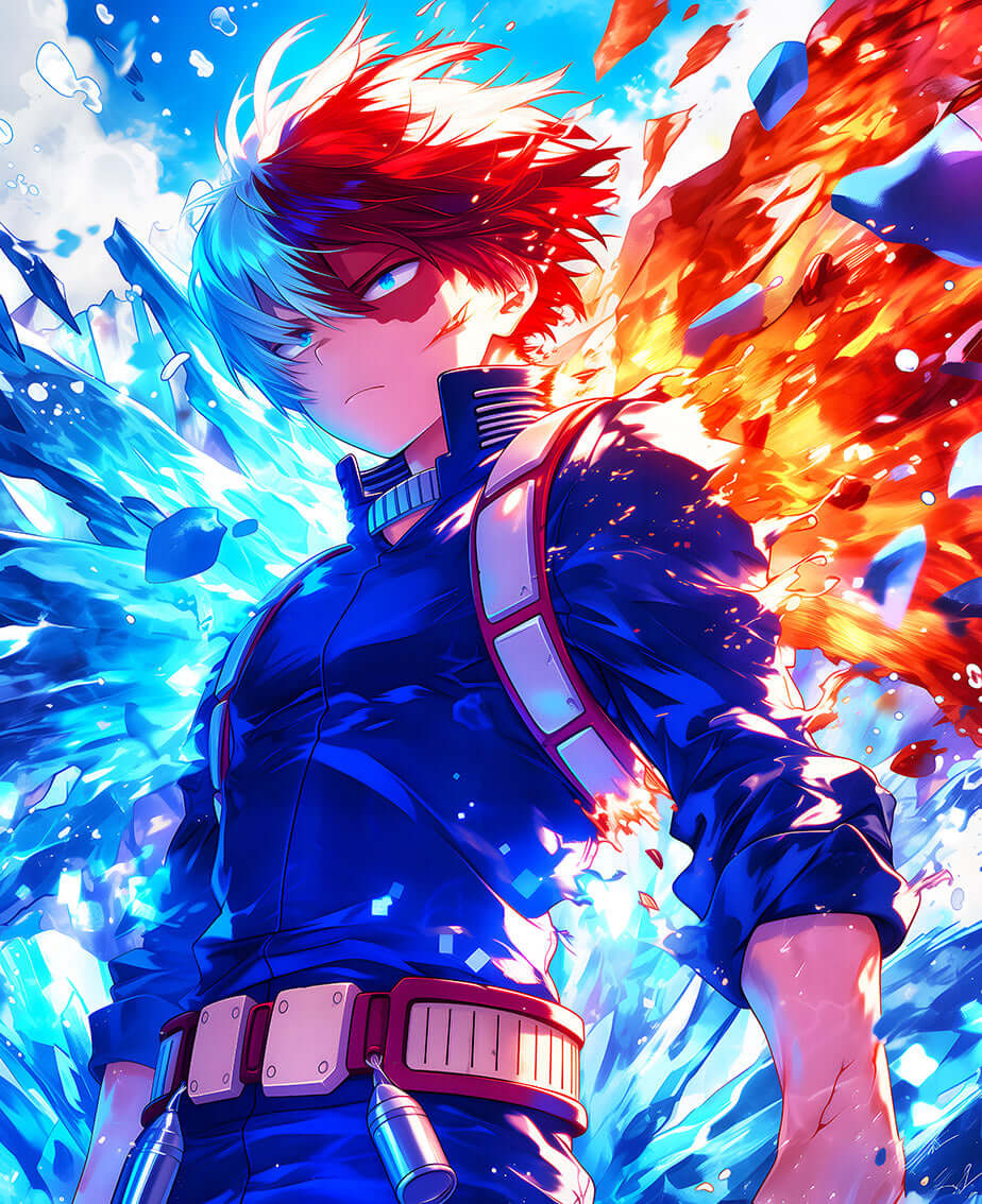 Todoroki's Balance: MHA Power Unleashed - Exclusive Design Download!⚖️ #TodorokiPower #MHADesigns