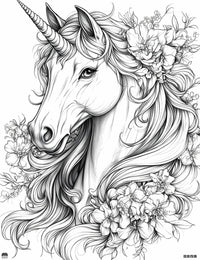 Unleash Your Inner Artist: FREE Enchanting Unicorn Coloring Page! 🦄🌸