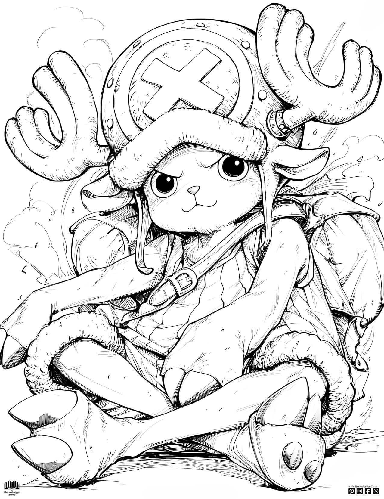Tony Tony Chopper Coloring Page - Infinite Visibility