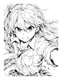 Unleash Your Inner Assassin: Dive into the World of Akame ga Kill! Coloring Book (Volume 1)