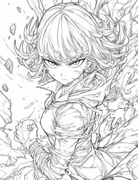 Unyielding Fury: Color Tatsumaki Amidst the Debris!