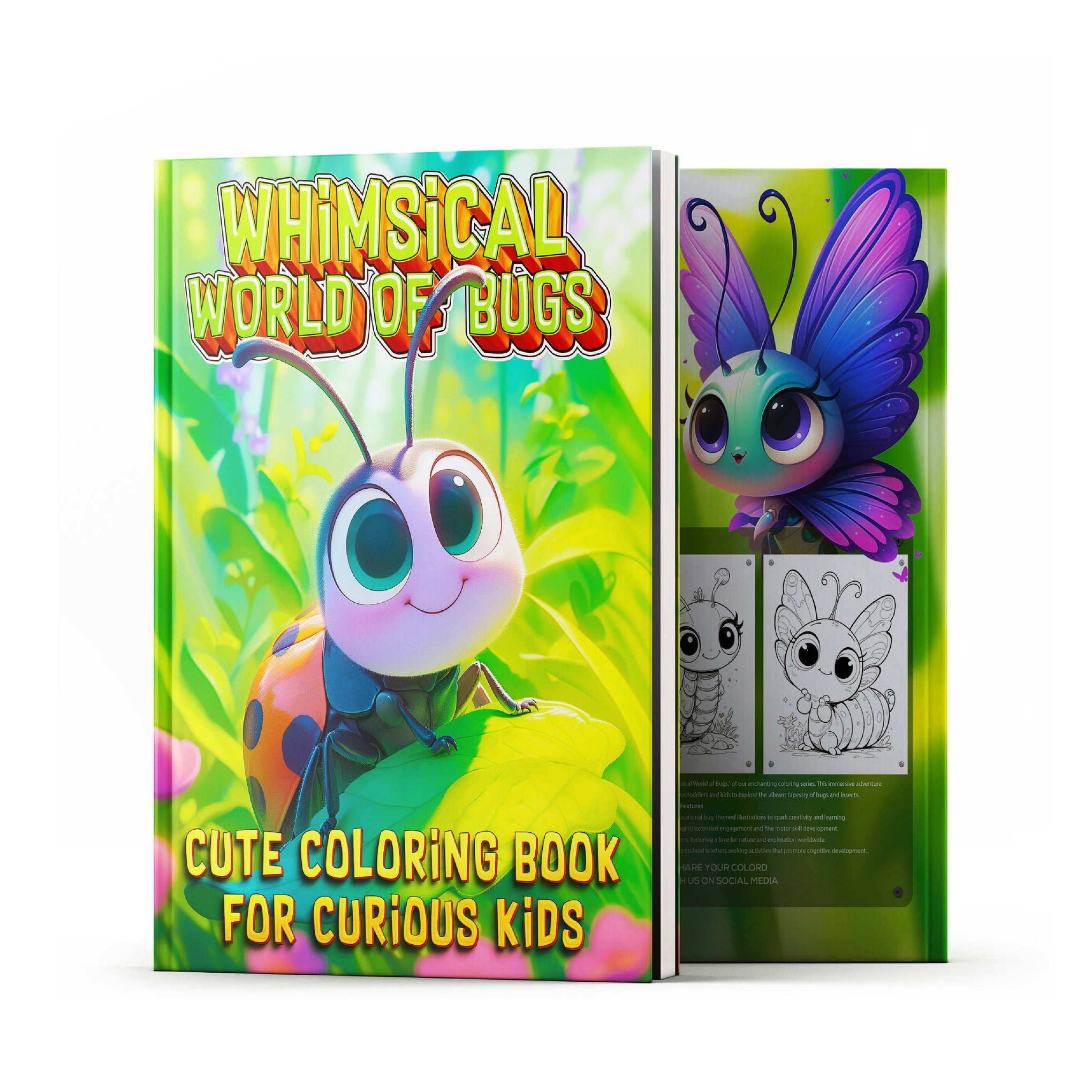 Whimsical World of Bugs: A Vibrant Journey through Nature's Coloring Book