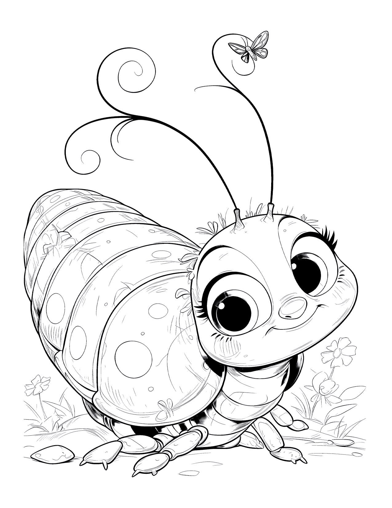 Whimsical World of Bugs: A Vibrant Journey through Nature's Coloring Book